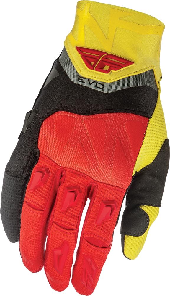 Evolution Gloves Black-red-yellow Sz 9