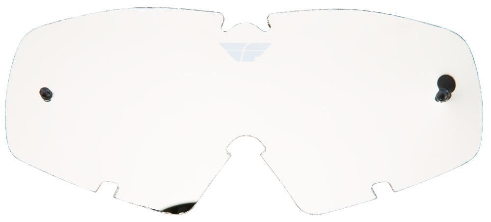 Fly Lens Chrome-clear Yth Atf Mxg-30 Lens Chrome-clear