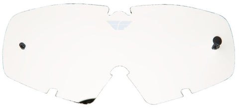 Fly Lens Chrome-clear Yth Atf Mxg-30 Lens Chrome-clear