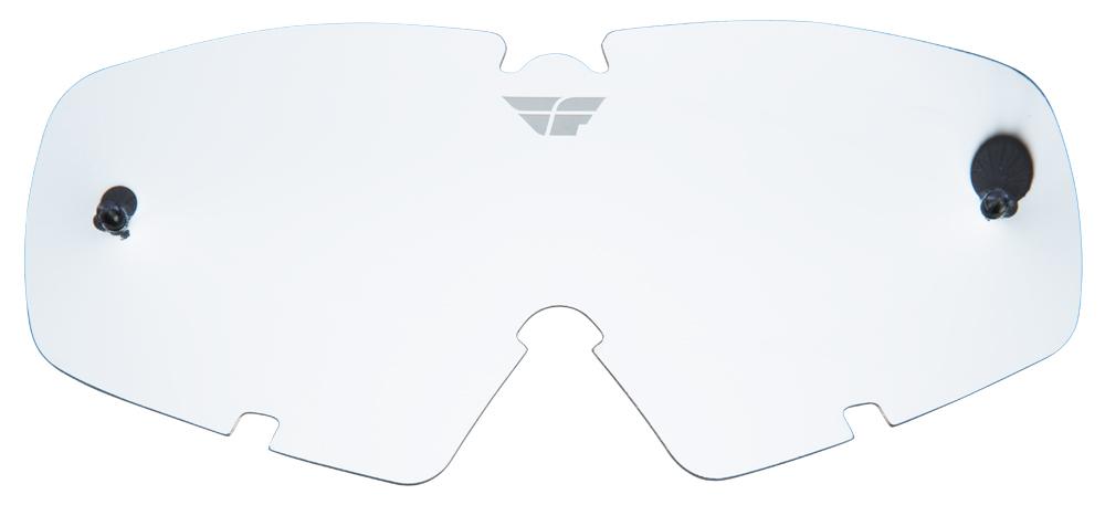 Fly Lens Clear- Flash Yth Chro Me-clear Lens