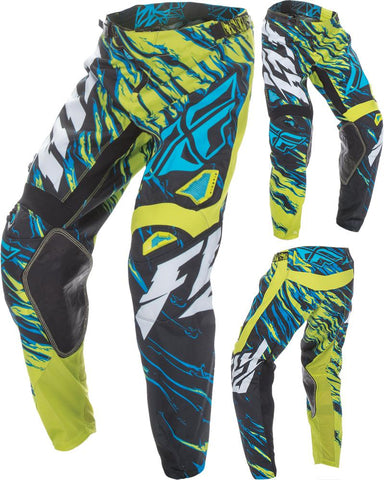 Kinetic Relapse Pant Lime-blue Sz 22