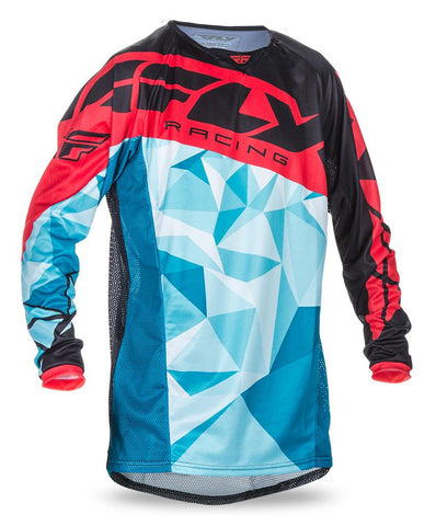 Kinetic Crux Jersey Dk.Teal/Red Yx
