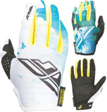Kinetic Womens Glove Teal/Yellow 2X