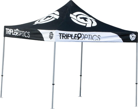 Canopy W-aluminum Heavy Duty Frame Black 10'x10'