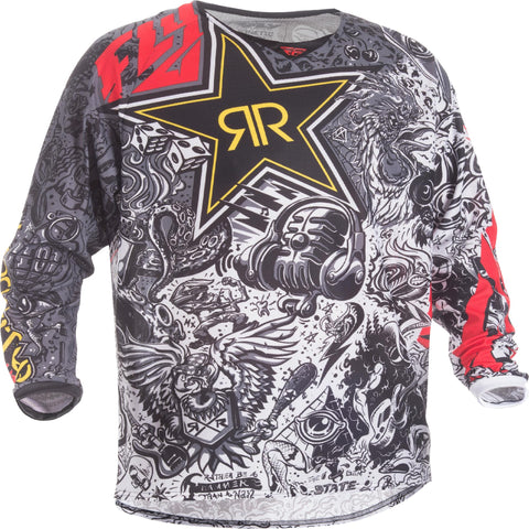 Kinetic Rockstar Mesh Jersey Black/White X
