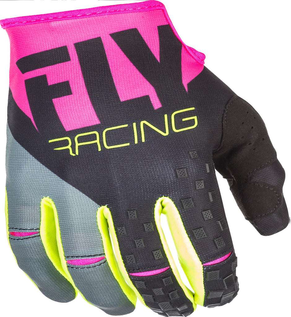 Kinetic Gloves Neon Pink/Black/Hi-Vis Sz 12