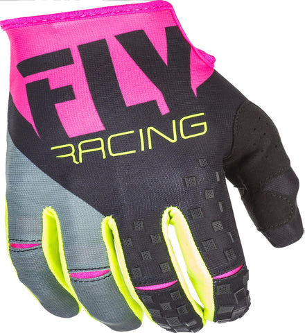 Kinetic Gloves Neon Pink/Black/Hi-Vis Sz 12