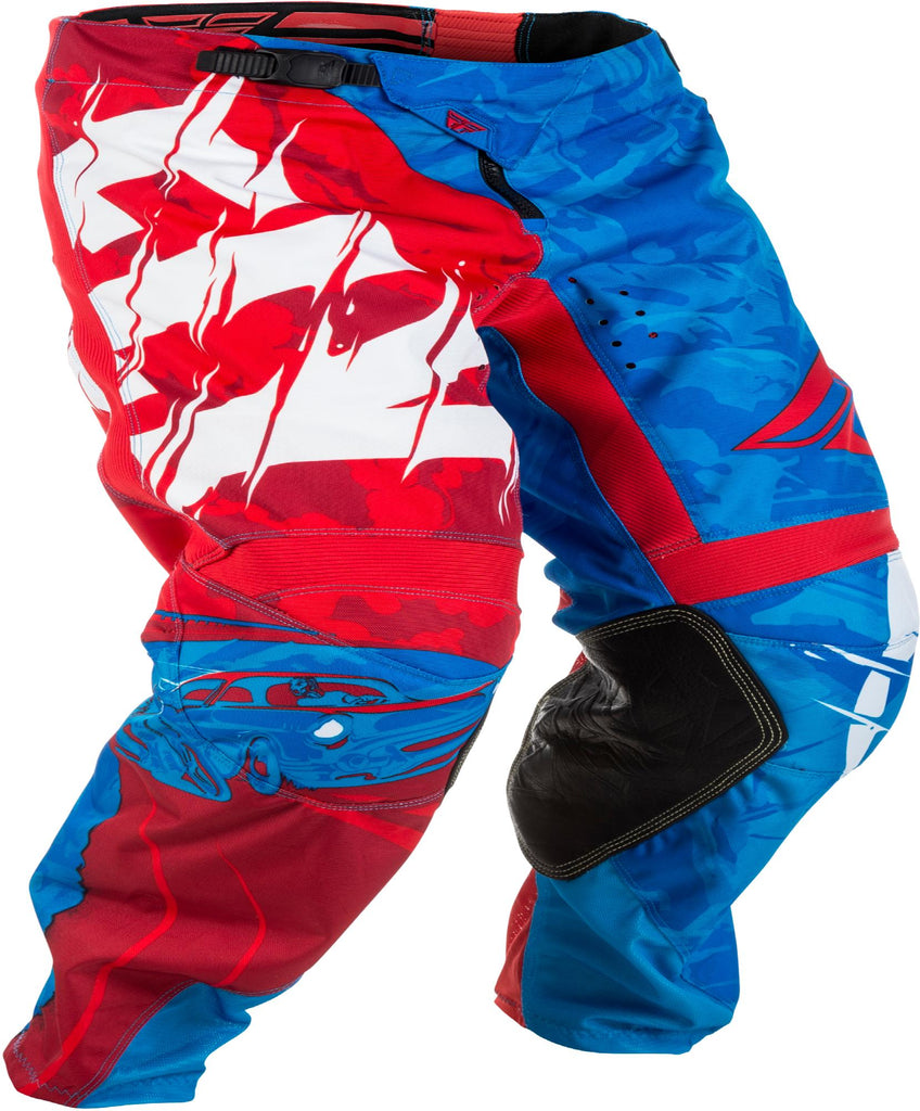 Kinetic Outlaw Pants Red/Blue Sz 28S
