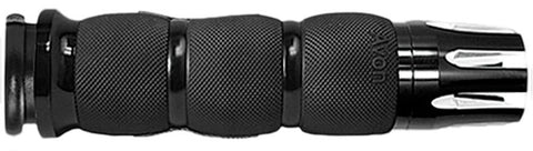 Air Cushioned Anodized Castle Grips (black)