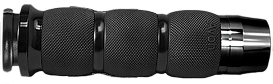 Air Cushioned Anodized Elite Grips (Black)
