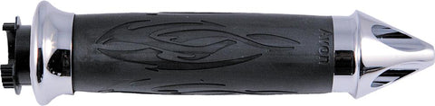 Superbike Tribal Grips Spike (chrome)