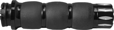 Cable Throttle Velvet Air Grips Rival Black