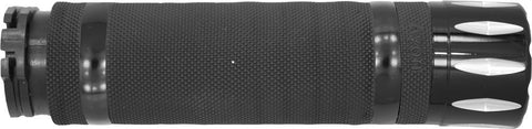 Cable Throttle Air Ss Grips Rival Black
