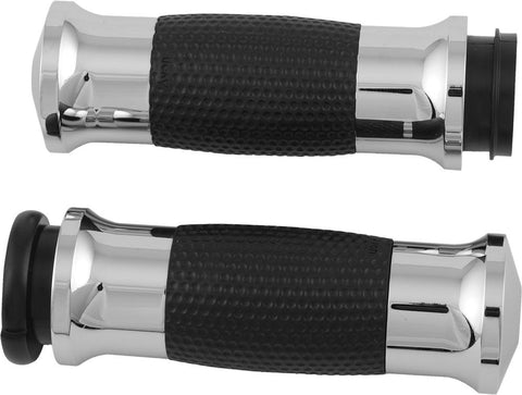 Air Gel Grips W/F-B-W Throttle (Chrome)