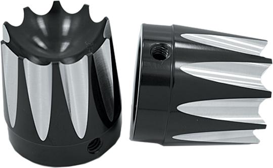Axle Nut Cover Excalibur Black 1"
