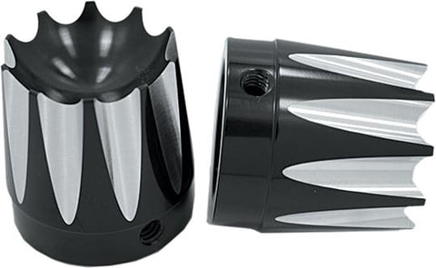 Axle Nut Cover Excalibur Black 7-8"