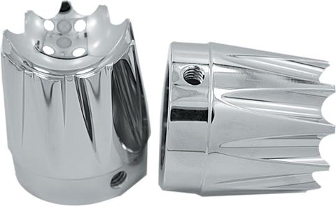 Axle Nut Cover Excalibur Chrome 7-8"