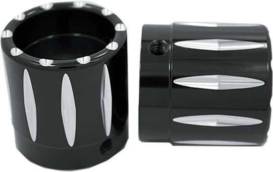Axle Nut Cover Rival Black 7-8"