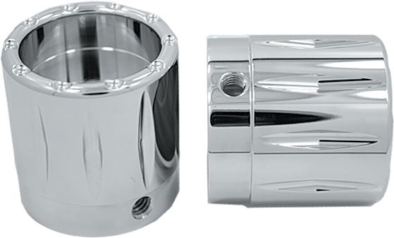 Axle Nut Cover Rival Chrome 7-8"