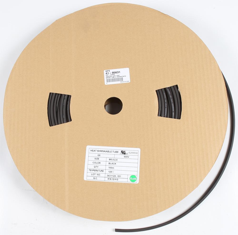 100m Roll 3-16" Heat Shrink Tu