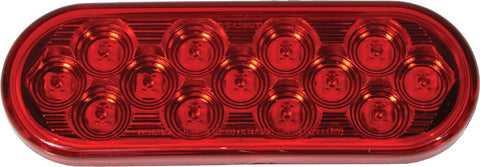 Trailer Light Oval 13 (red)