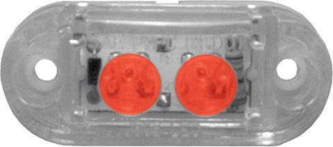Trailer Light 2.5" Oval Euro L Ed (red)