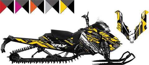 Hood-side Evasion Yellow Ski-doo Xm