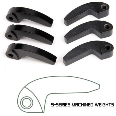 Hypershift 5-series Adj. Machined Weights 3-pk 62.4g