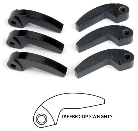 Hypershift Tapered Tip 2 Machined Weights 3-pk 52g