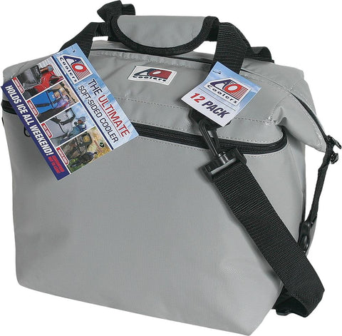 48 Pack Vinyl Cooler Silver 21"x13"x13"
