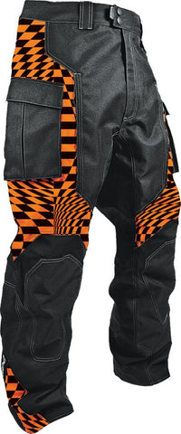 Throttle Pant Orange-checker 3x