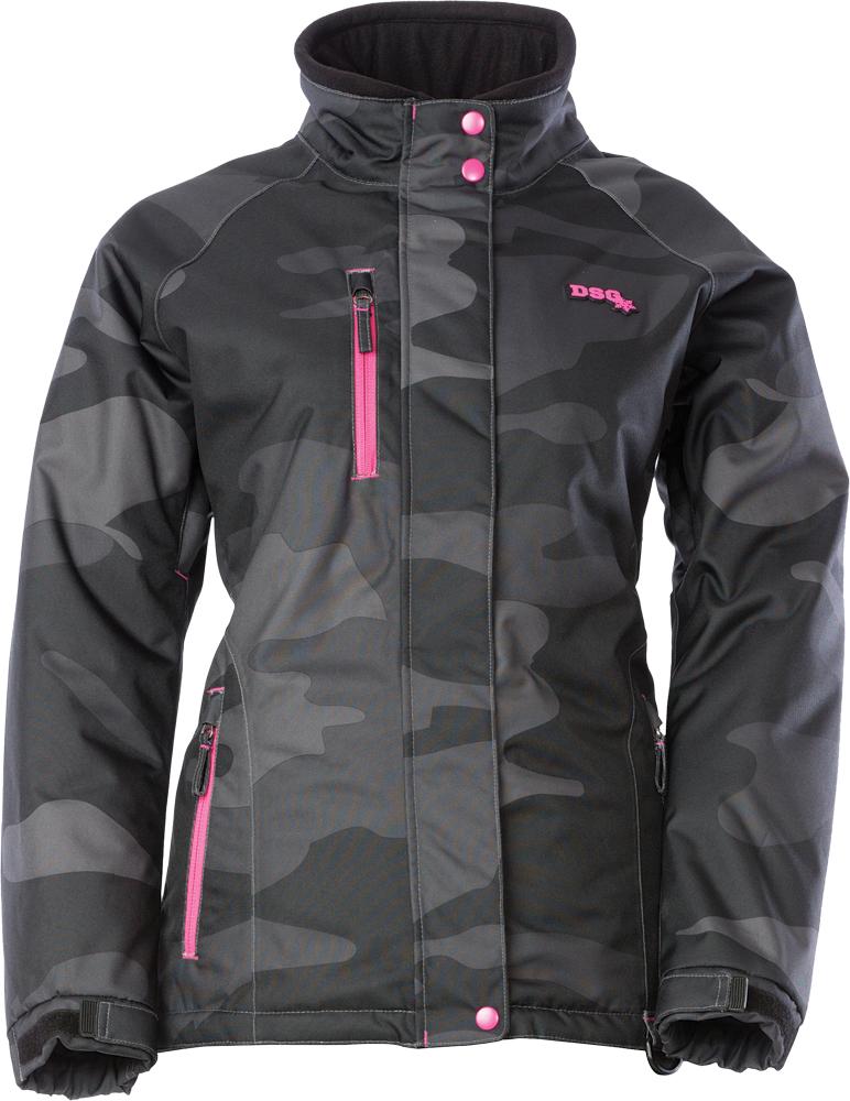 Craze Jacket Sm Black-camo-pink