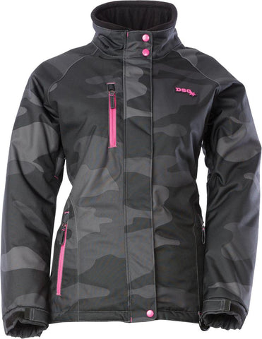 Craze Jacket Xs Black-camo-pink