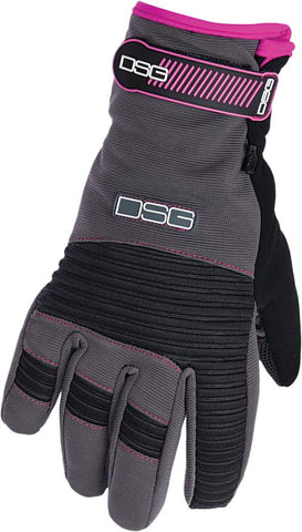 Versa Glove Lg Charcoal-pink