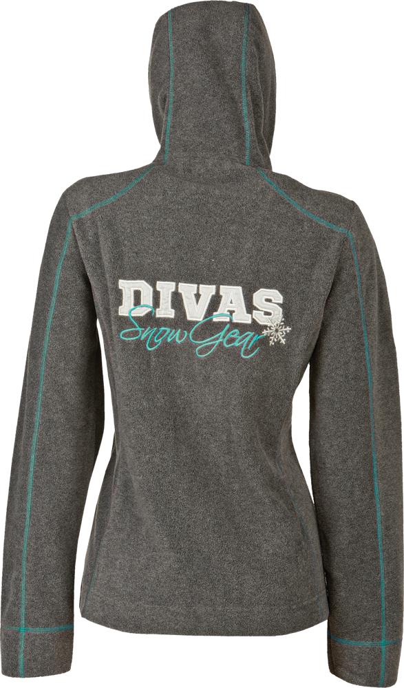 Hooded Fleece Grey-blue 3x