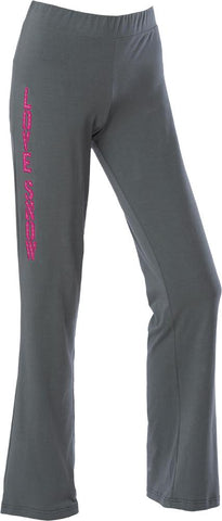 Yoga Pant Lg Gray-fuschia