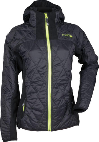 Fleece Jacket Black/Bright Green Xs
