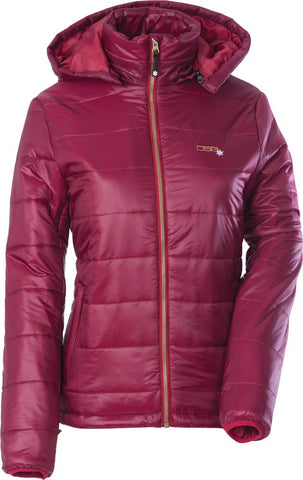 Hooded Puffer Jacket Xs Garnet Red