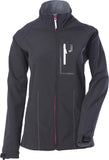 Softshell Jacket Xs Chevron/Aqua Blue