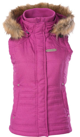 Hooded Vest Berry Xs