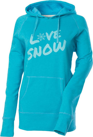 Love Pullover Hood Xs Aqua