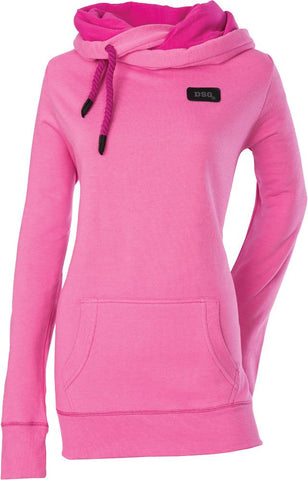 Side Tie Hoodie Heather 3x Pink