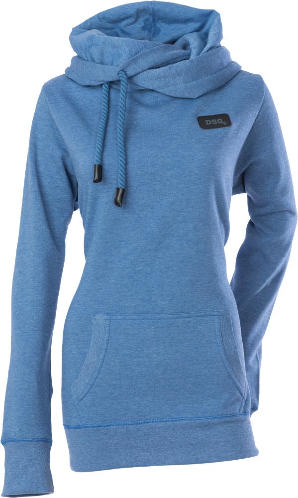 Side Tie Hoodie Heather 3x Navy
