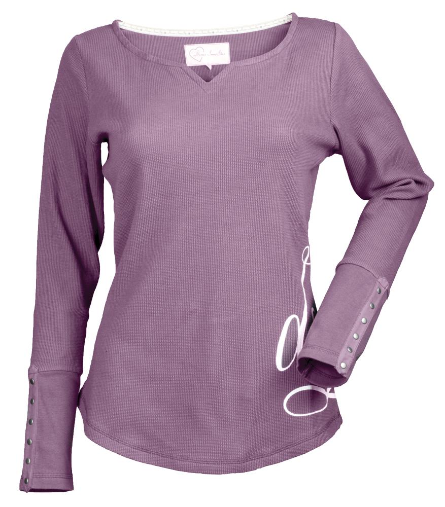 Long Sleeve Thermal Dusty Rose 2x
