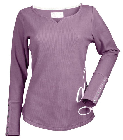 Long Sleeve Thermal Dusty Rose L
