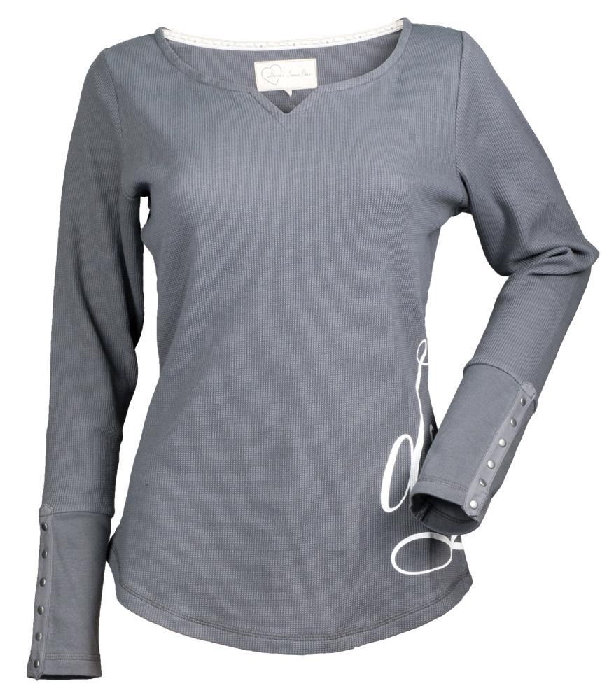 Long Sleeve Thermal Smoke Grey 2x