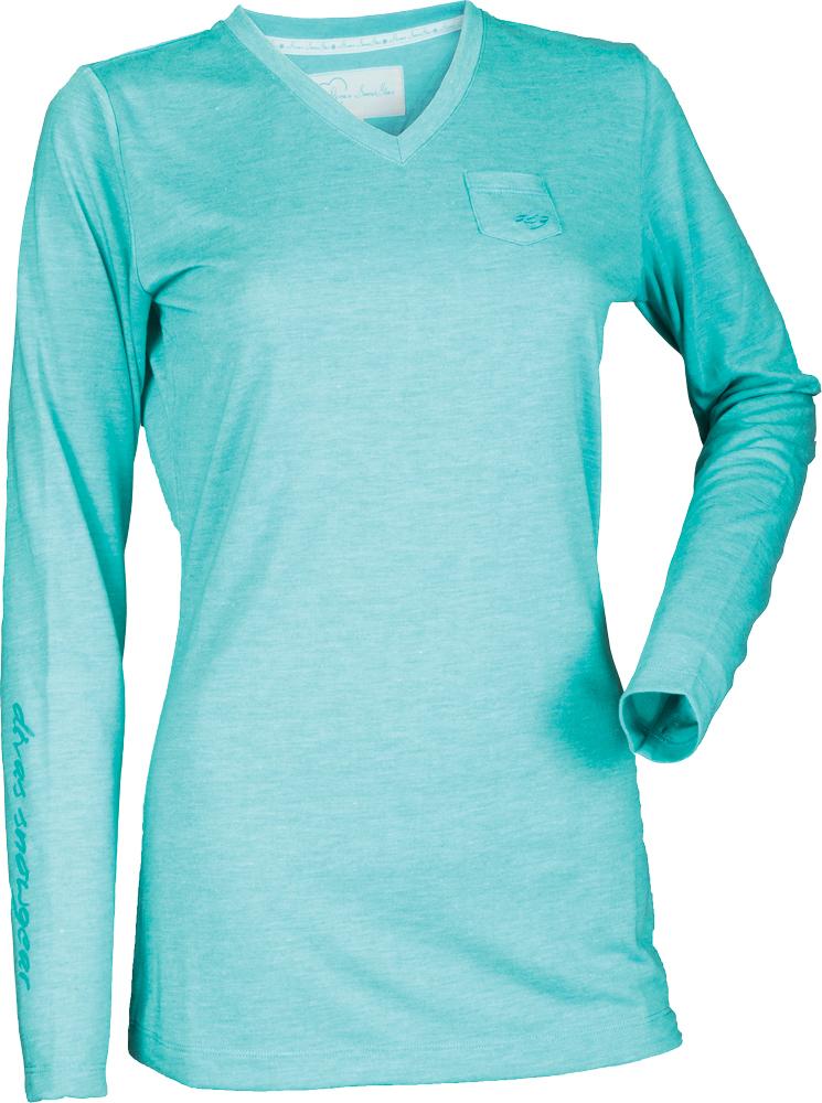 Simple Long Sleeve Tee Teal X