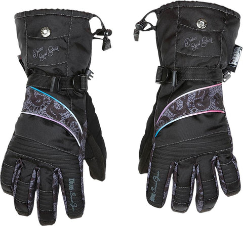 Lace Gloves Black X