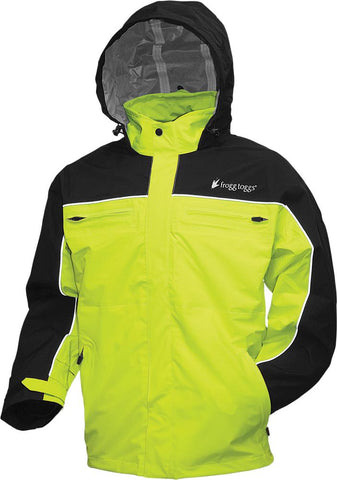 Pilot Cruiser Jacket Black/Hi-Vis Green 2X
