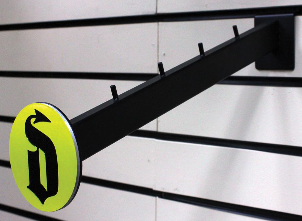 Slat Wall Waterfall Fixture